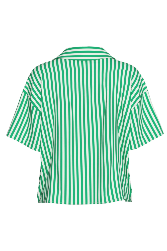 PCNYA 2/4 SHIRT BC WVN 17156468 SIMPLY GREEN/CLOUD DANCER